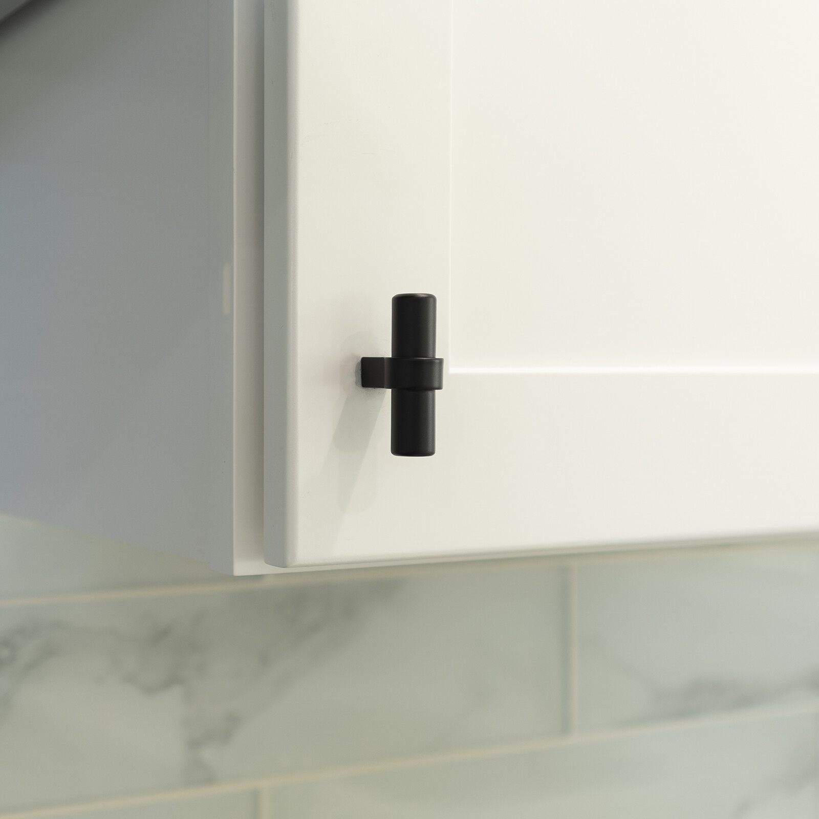 Black Modern Cabinet Handles T Bar Pulls Kitchen Drawer Hardware Stainless Steel gallery