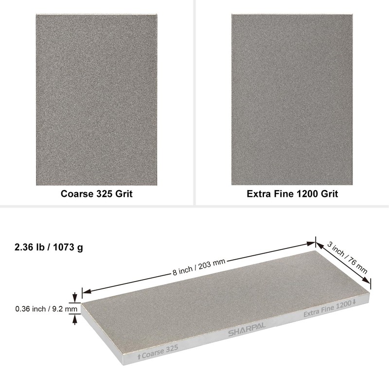 SHARPAL 162N Doublesided Diamond Sharpening Stone Whetstone Knife Sharpener gallery