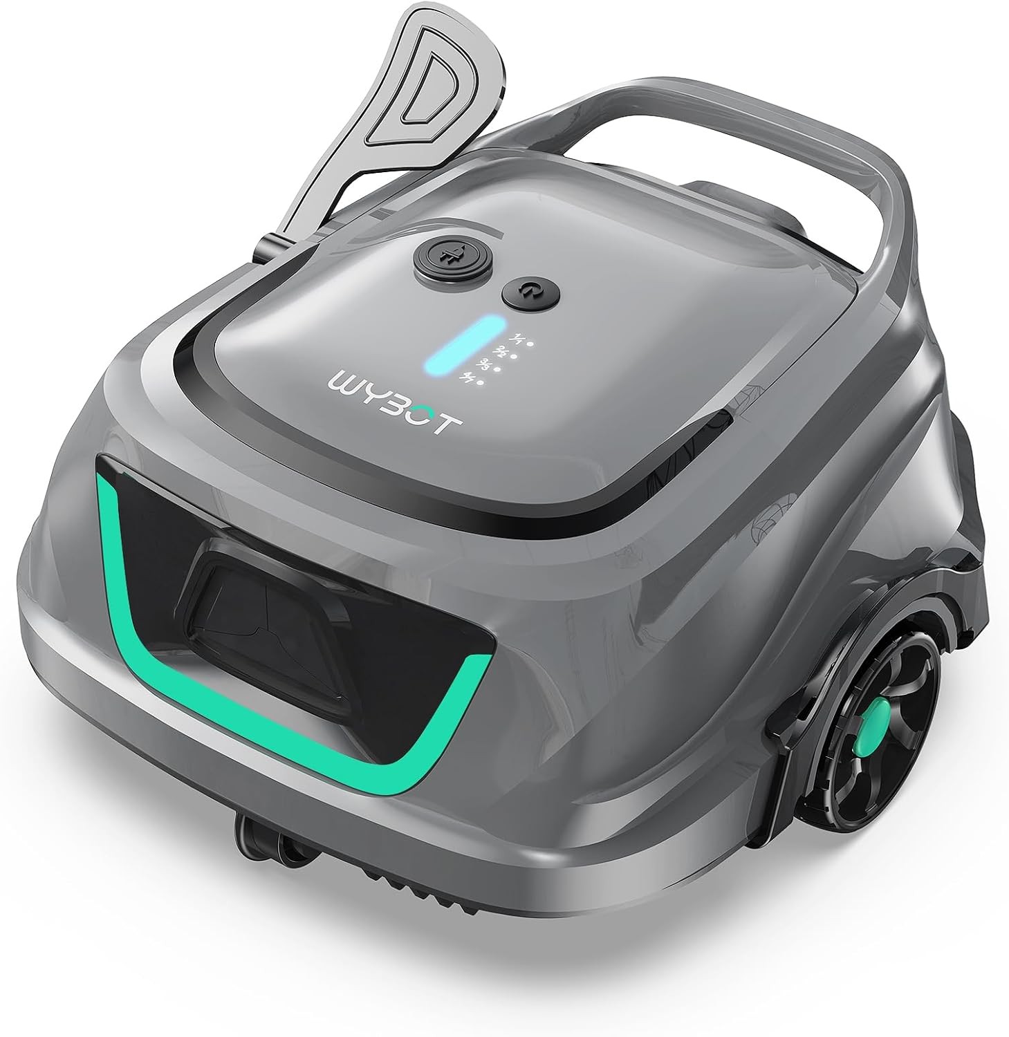 WYBOT A1 Cordless Robotic Pool Cleaner Automatic Pool Vacuum 1076 Sq.ft Grey gallery