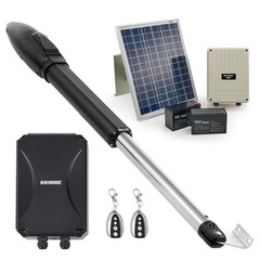 CO-Z Automatic Single Swing Gate Opener 20W Solar Panel Kit for 660lb 18ft Gates