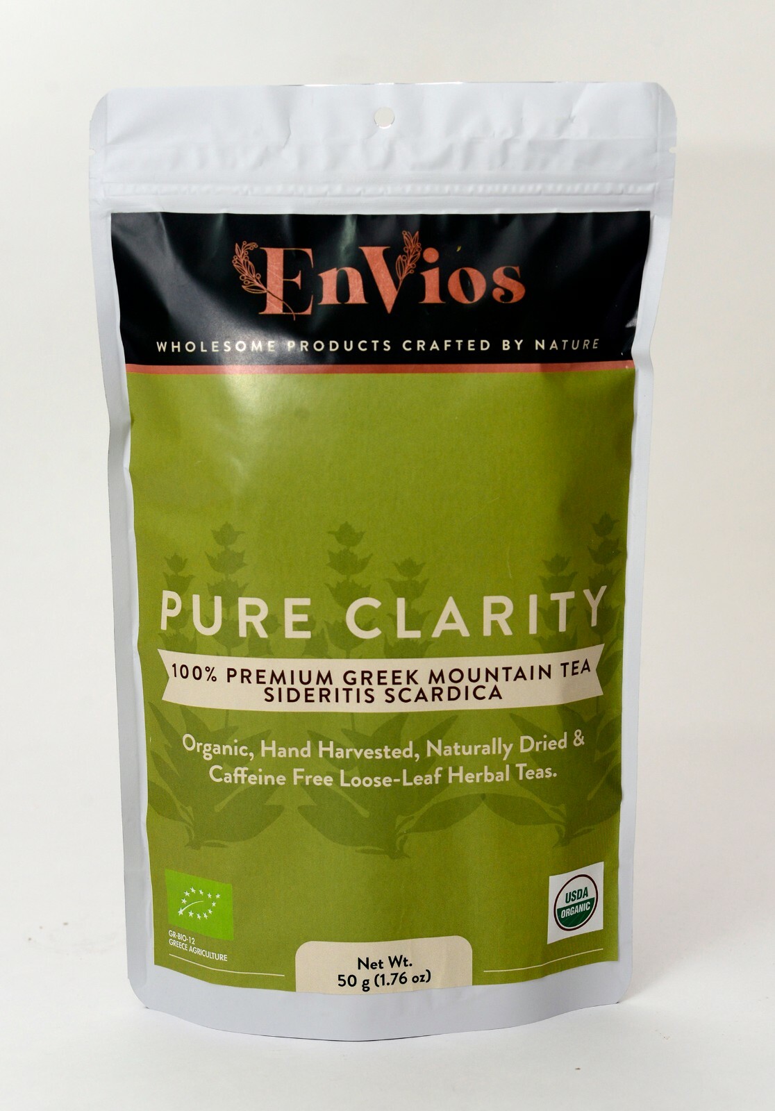 Organic Greek Mountain Tea/Sideritis Scardica.Pure Clarity by EnVios 50g /1.76oz gallery