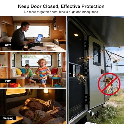 RV Screen Door Closer with Spring, Automatic Door Closer for Camper Travel gallery