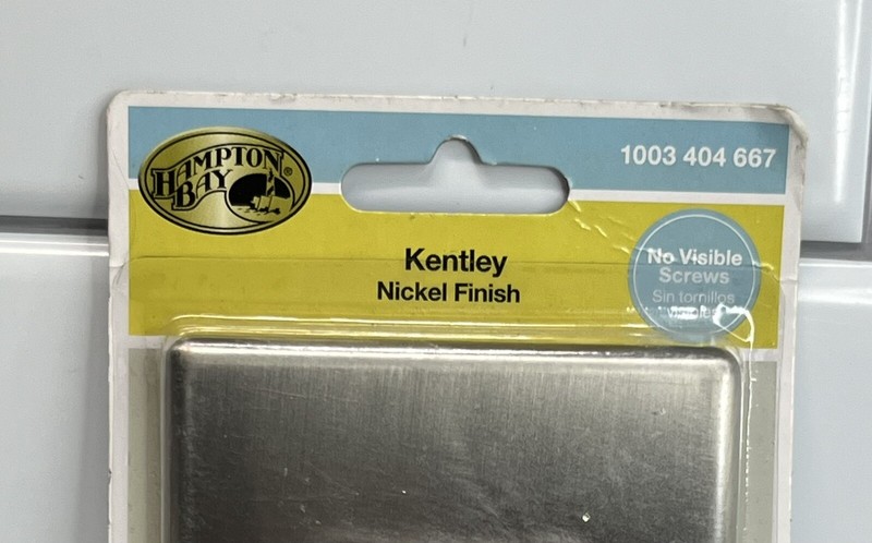 Hampton Bay Kentley Nickel Finish No Visible Screws Wall Plate NIP gallery