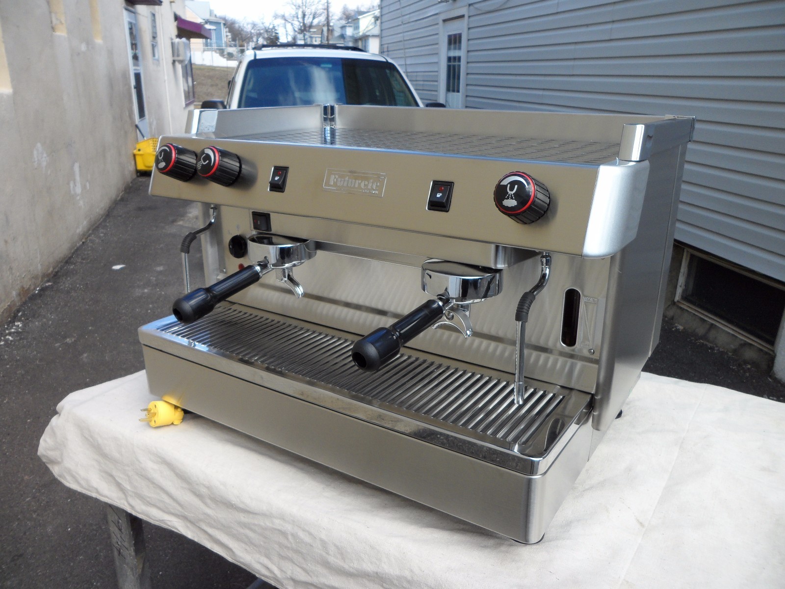 NEW 2 Group Stainless Steel Commercial Espresso Cappuccino Machine Handmade gallery