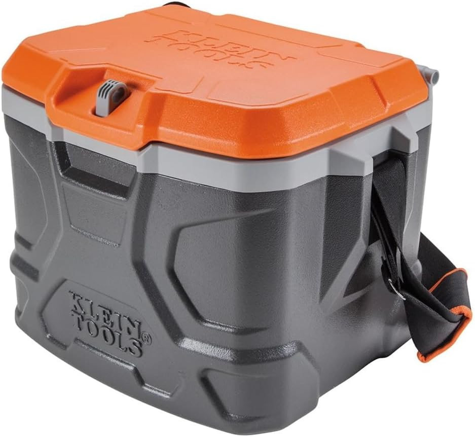 Klein Tools 55600 Work Cooler, 17-Quart Lunch Box Holds 18 Cans, Keeps Cool 30 H gallery