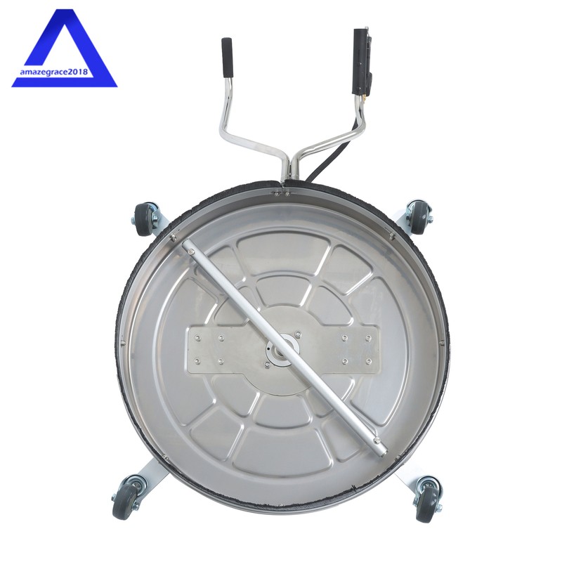 6000 PSI Pressure Washer Surface Cleaner 24" w/ Handles & Wheels Quick Connect gallery