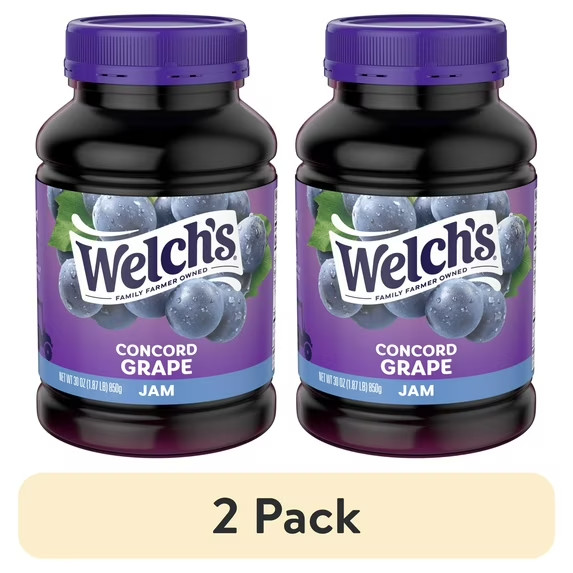 (2 pack) Welch's Concord Grape Jam, 30 oz Jar... gallery