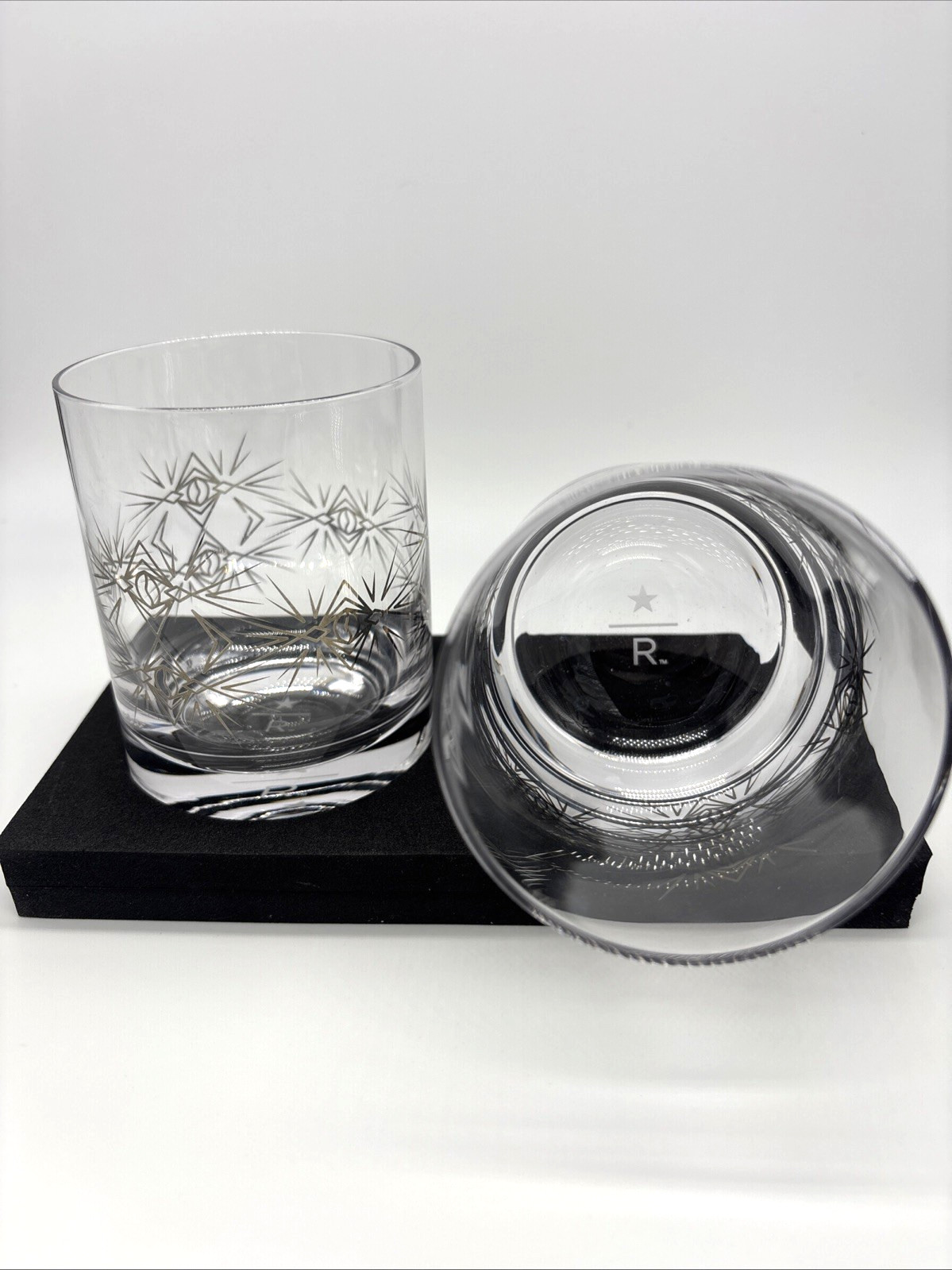Starbucks Reserve × Viski Etched Rocks Glasses Set of 2 – Brand New Old Fashion gallery