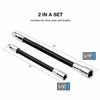2pc Flexible Socket Extension 8" Long 3/8" & 6" 1/4" Socket Bar Ratchet gallery