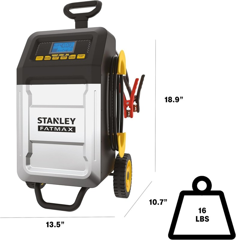 Stanley FatMax BC200F 200 Amp Rolling Battery Charger, New gallery