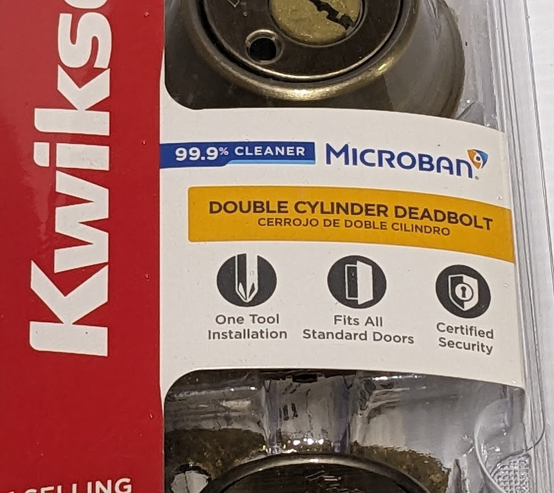 Kwikset Security 665 Deadbolt Series Antique Brass Double Cylinder Deadbolt Lock gallery