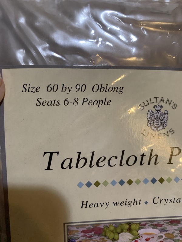 ❤️Clear Plastic Vinyl Dining Table Cover Protector Tablecloth 60 X 90 Inches gallery