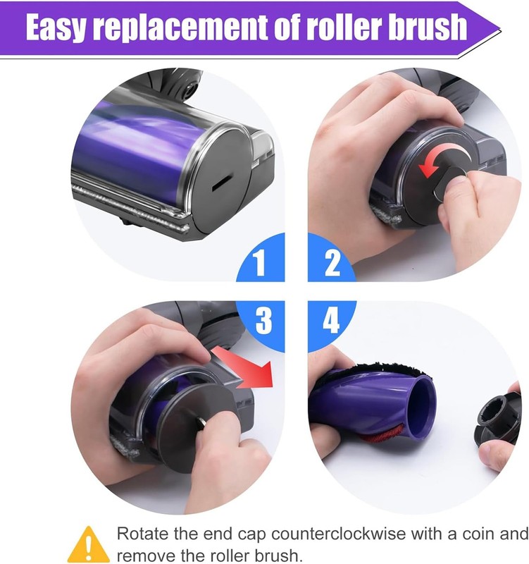 Direct Drive Brush Head Quick-Release Motorhead Cleaner Head for Dyson V7 V8 ... gallery