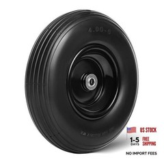 13 Inch 1 PC Solid Flat Free Replacement Tires and Wheels Flat Free -1Pack
