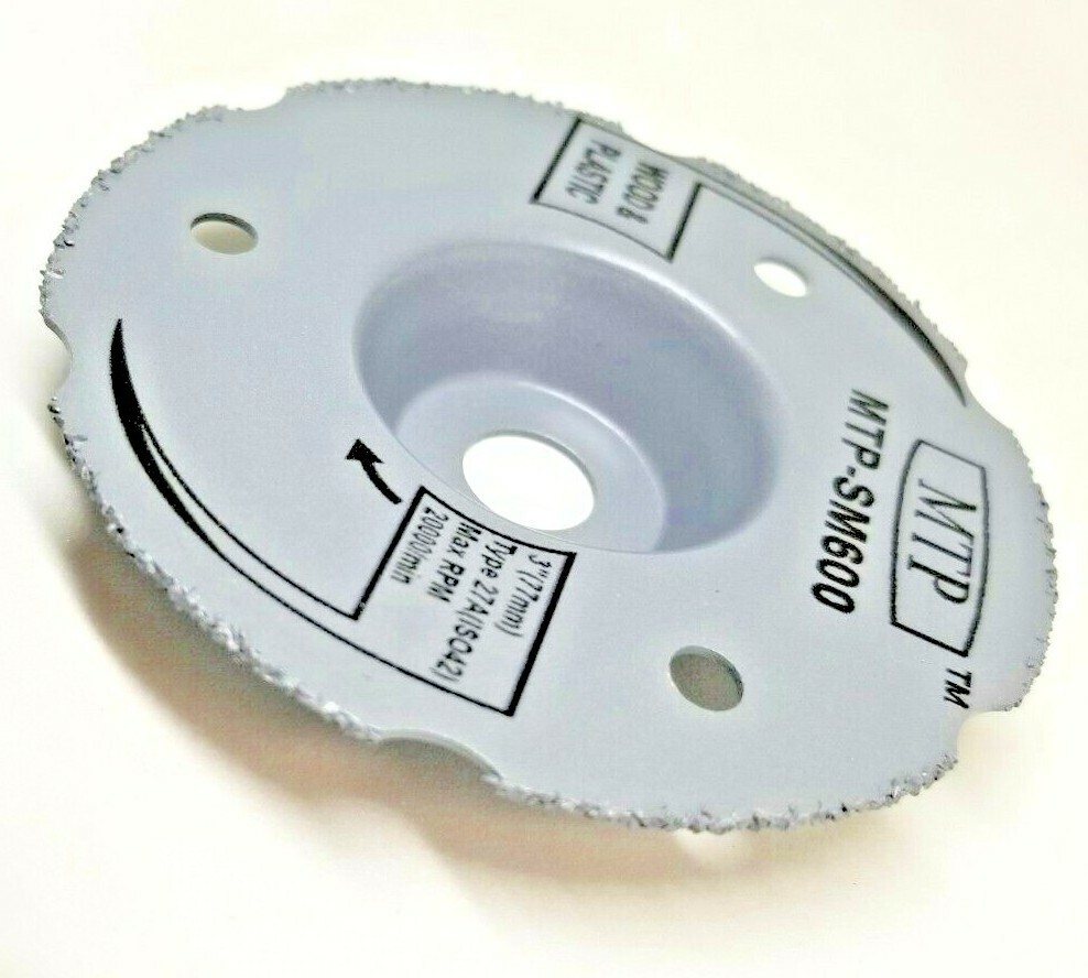 SM600 Flush 3" Wood Plastic Segment Carbide Circular Saw Max SM20 and Rotozip gallery
