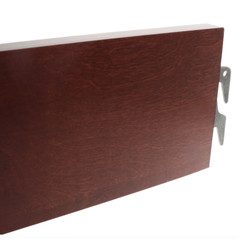 AS-IS Replacement Medium Finish Hook-On Wood Bed Frame Side Rails