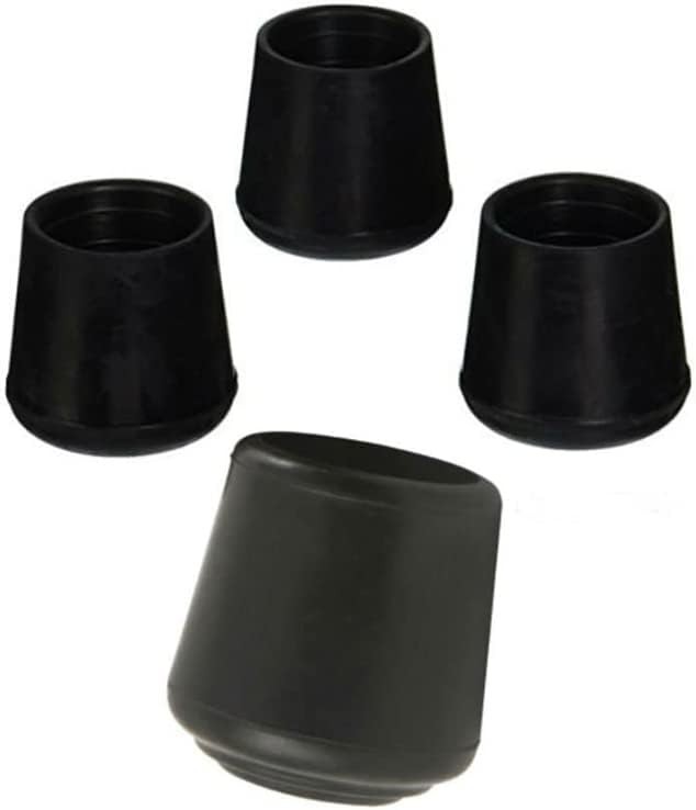 4 Pieces Table Chair Rubber Leg Tips Caps,1-1/4 Inch,Black gallery