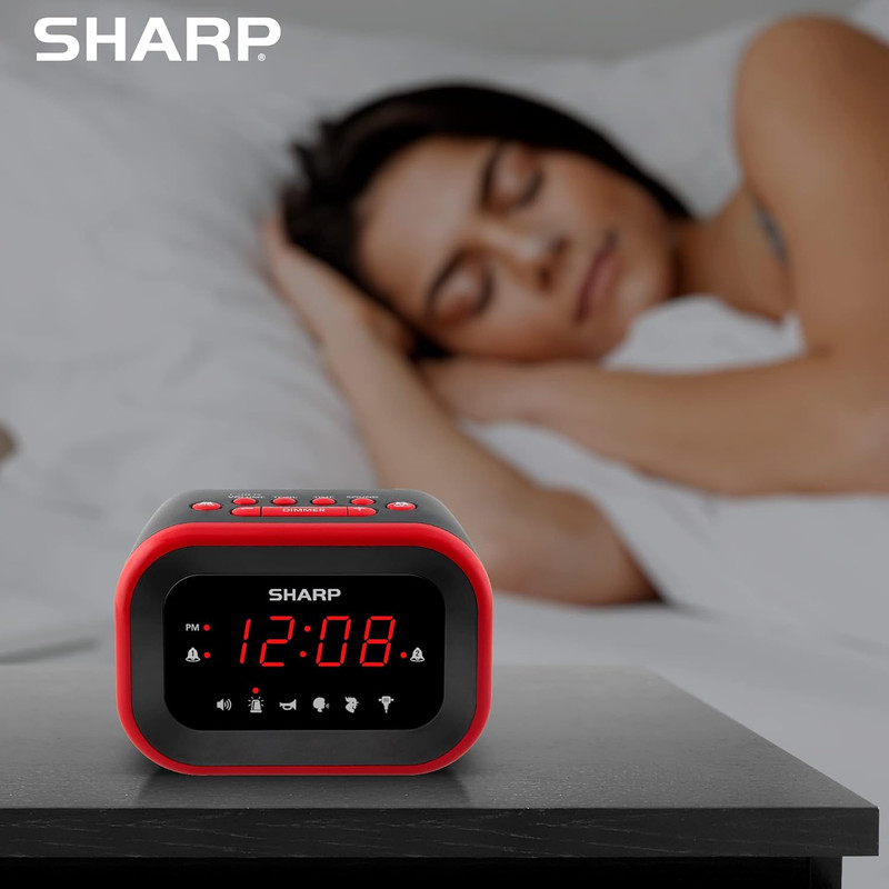 Sharp Big Bang Super Loud Alarm Clock for Heavy Sleepers, 6 Extremely Loud Wake gallery