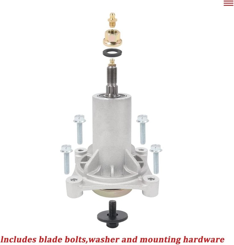 Mower Deck Spindle Kit for 42″ 46″ 48″ 54″ Cut Husqvarna YTH22V46 Z254 YTH18542 gallery
