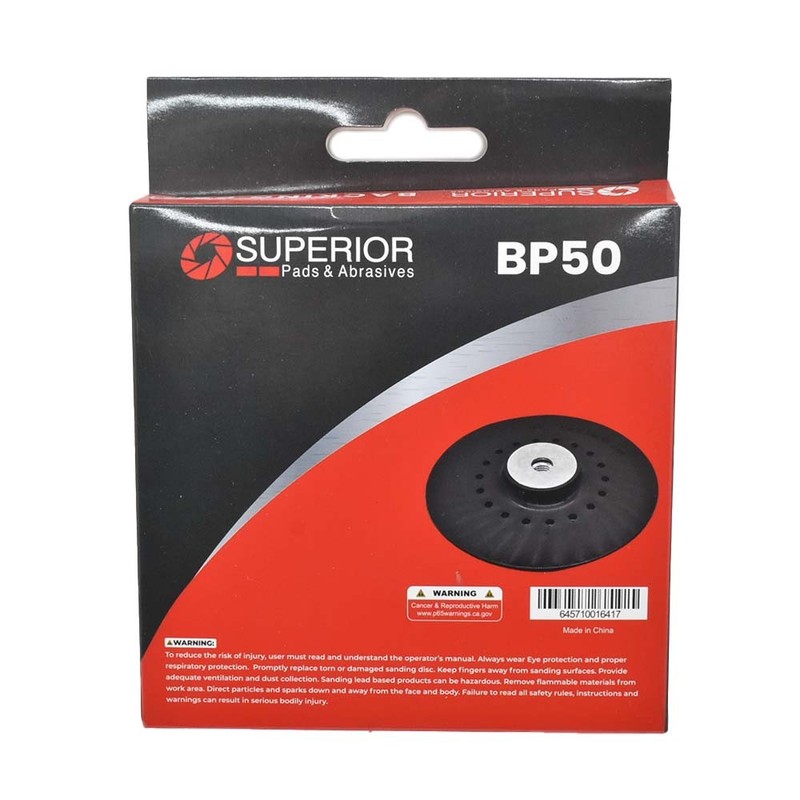 5 Inch Angle Grinder Backing Pad For Resin Fiber Disc With 5/8 Inch-11 Locking gallery