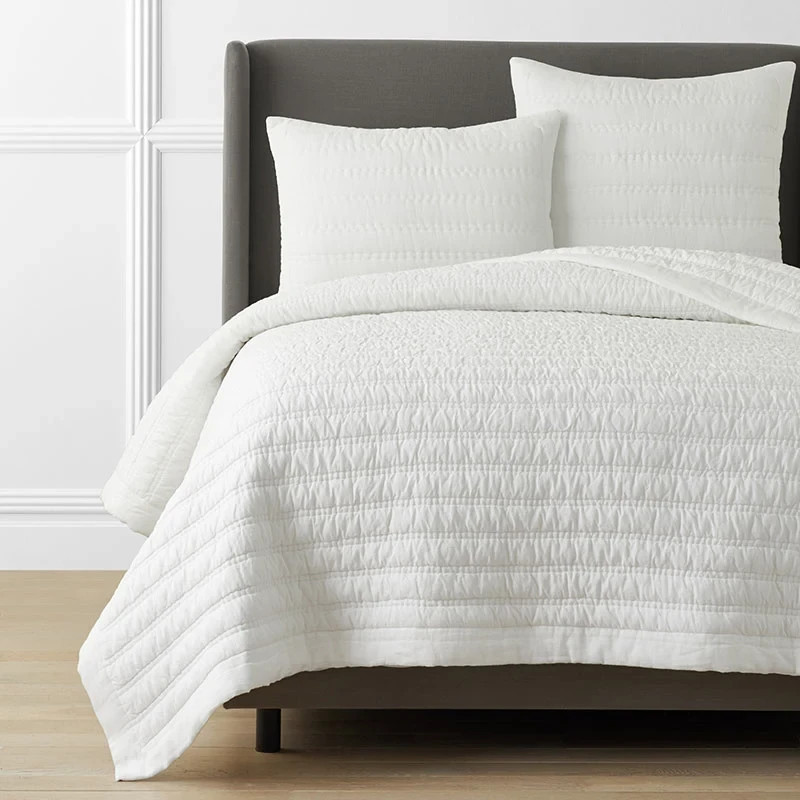The Company Store Legends Hotel Premium Breathable Washed Linen Solid Quilt New gallery