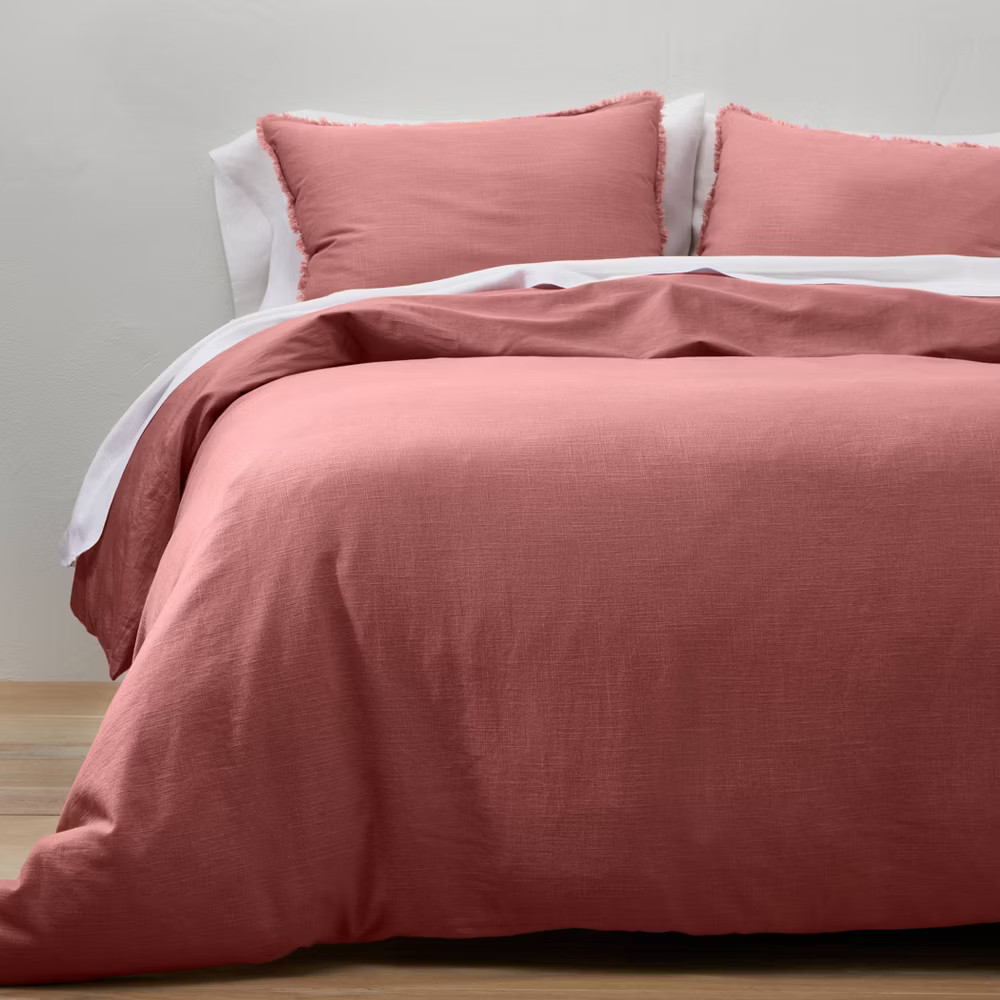 Heavyweight Linen Blend Duvet & Sham Set - Casaluna gallery