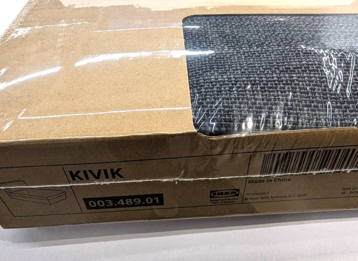 Ikea KIVIK Chaise Lounge Section Cover Slipcover HILLARED ANTHRACITE New! SEALED gallery