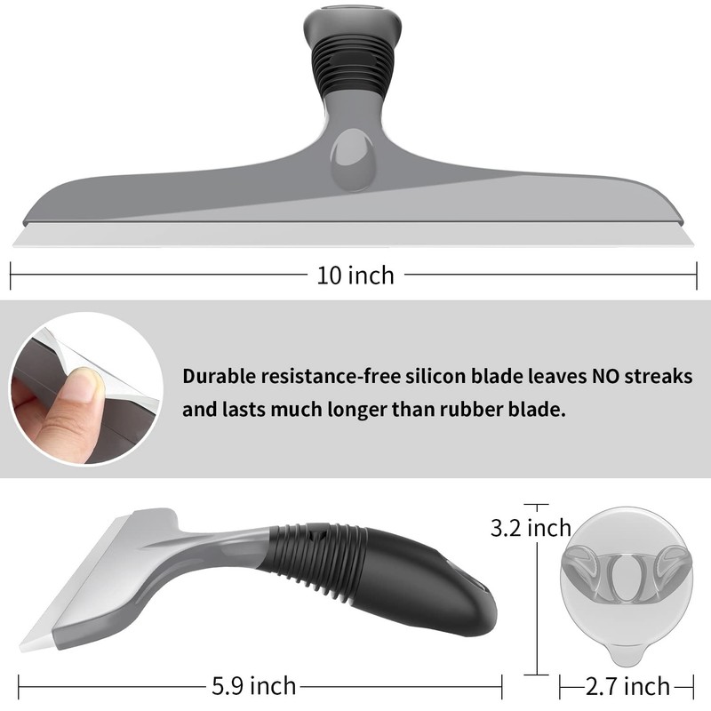 Multi-Purpose Silicon Squeegee for Window, Glass, Shower Door, Car Windshield... gallery