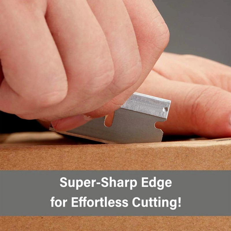 100x Single Edge Extra Sharp Razor Blades Heat Treated Safety Knife Scrapers gallery