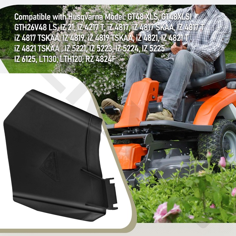FENXDN 539110732 Discharge Deflector Side Chute Compatible with Husqvarna GT4... gallery