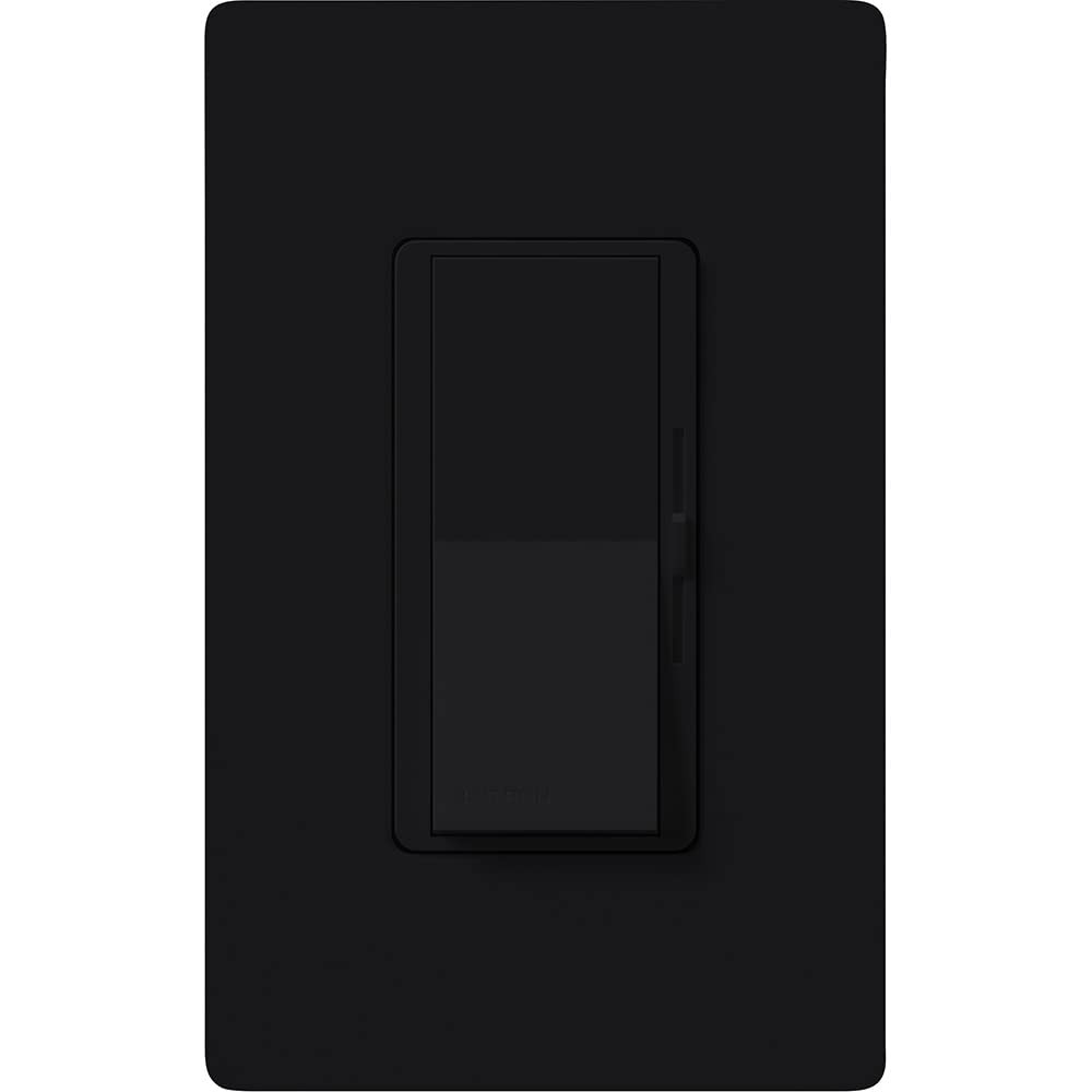 Lutron Diva 3-Speed Fan Control, Single-Pole/3-Way, DVFSQ-F-BL, Black gallery