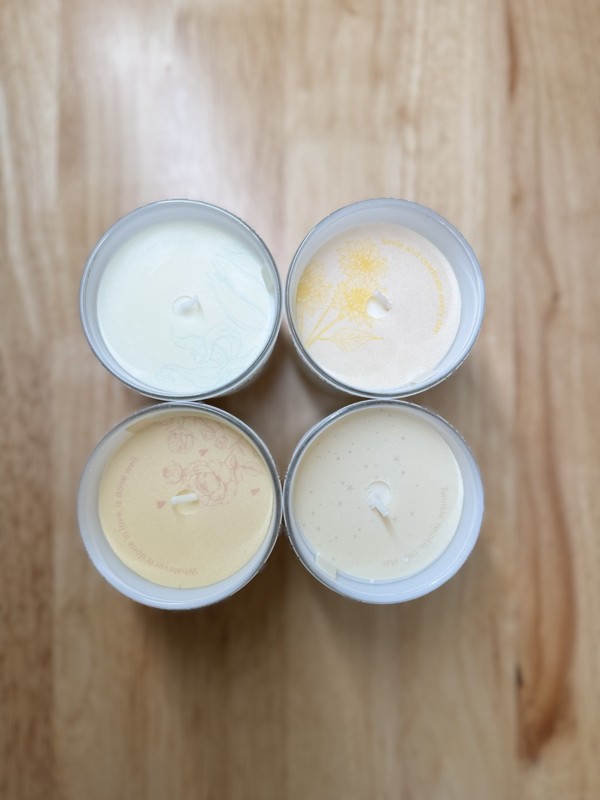White Luxe Collection (4Pack)- 100% soy- Eco Friendly- Free Shipping- Home Decor gallery