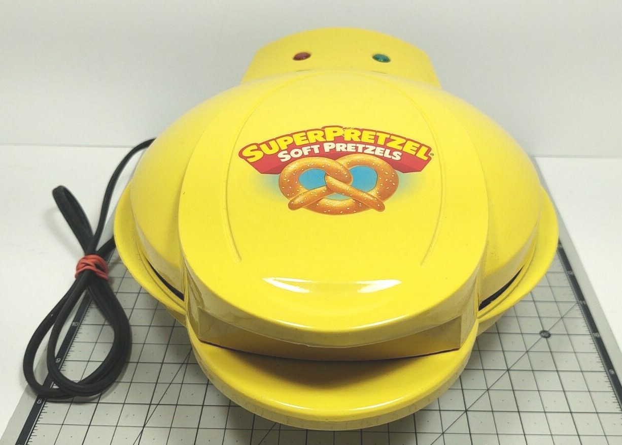 Super Pretzel Soft Pretzel Maker Yellow Makes 5 Pretzels-Smart Planet Tested. gallery