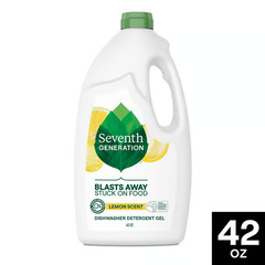 Seventh Generation – Dishwasher Detergent Liquid Gel – Lemon Scent – 42 Oz