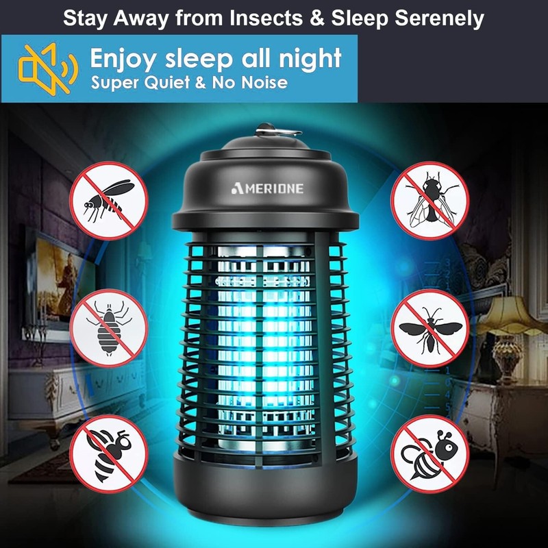 Bug Zapper for Indoor and Outdoor, 20W Electric Mosquito Zapper, Waterproof gallery