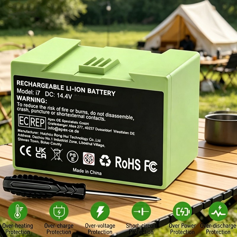 1-2Pack 5.0Ah i7 Replacement Battery For iRobot Roomba e5 e6 i3 i4 i6 i7+ ABL-D1 gallery