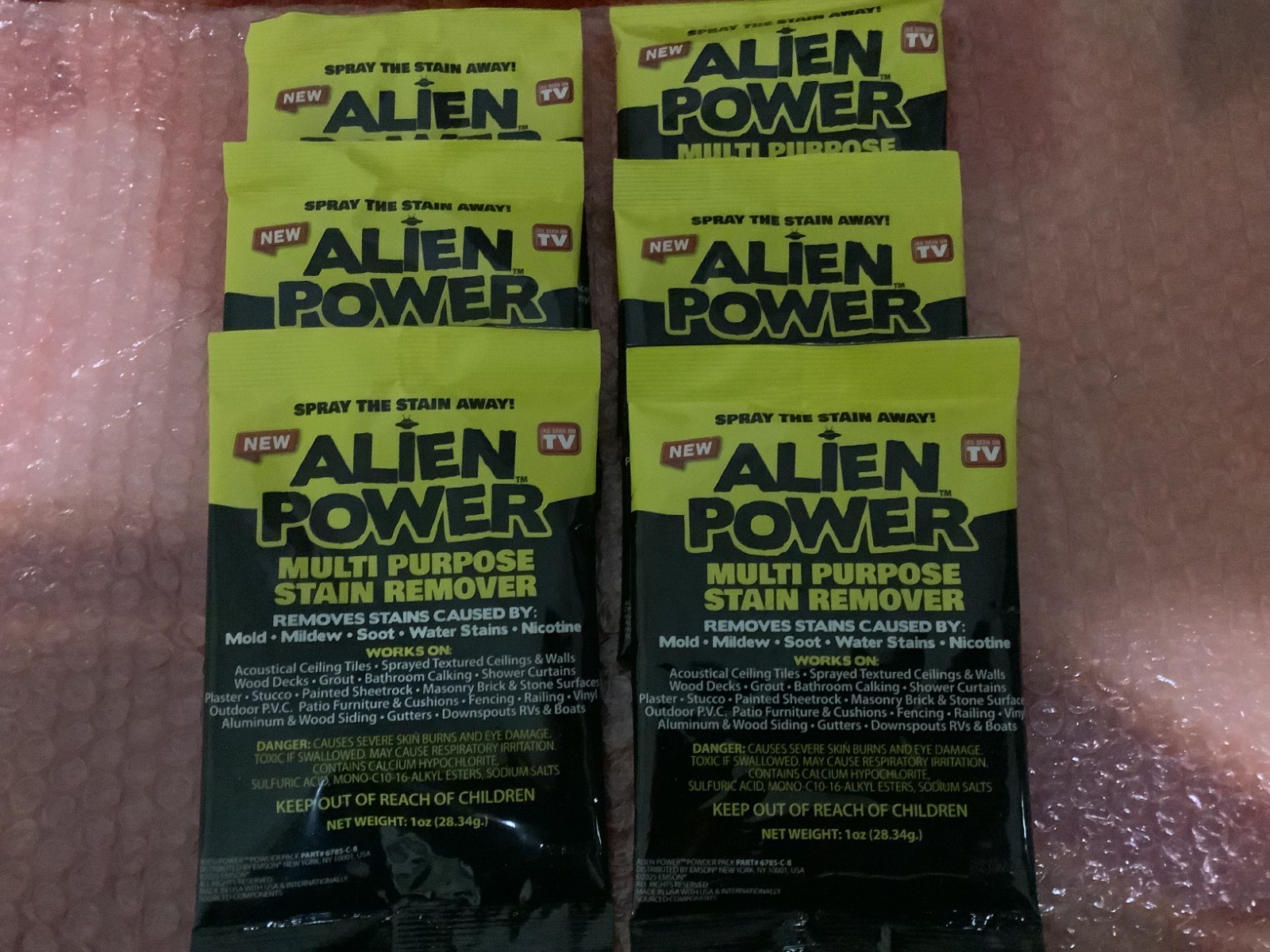 Alien Power Cleaner 6 Pack Refill Packets Only Refills Makes 144 Fl Oz ! gallery