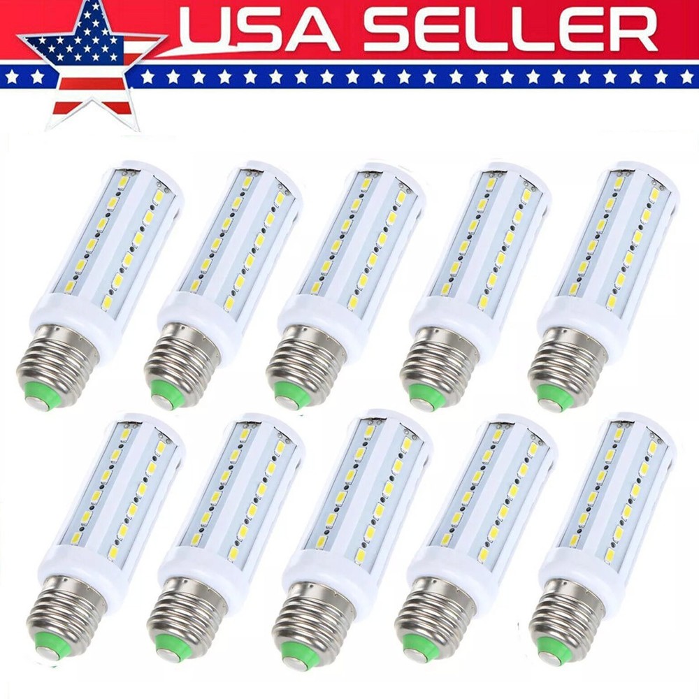 Lot E26 LED Light E27 Bulbs 10W Equivalent 100W 6500K Daylight White Replacement