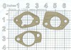 3 Carb Gaskets Generac XT8000E 6433-0 6434-0 420CC 8000 10000 Watt Gas Generator gallery