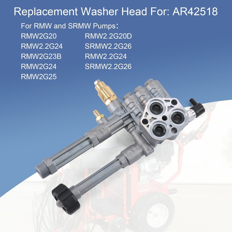 Troy Bilt Complete Pressure Washer Pump Head Fits For RMW SRMW Pumps AR42518 NEW gallery