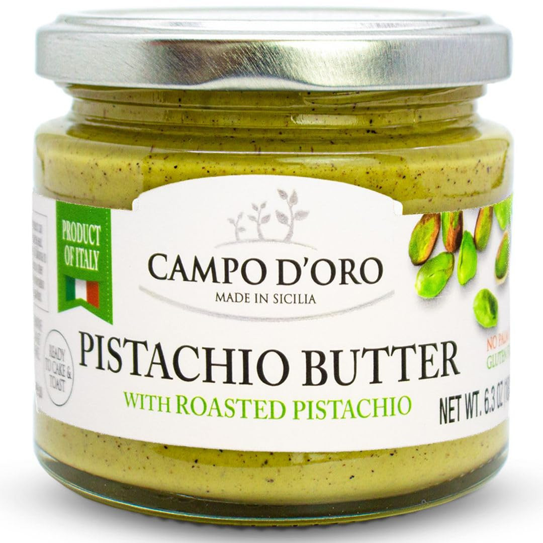 - Pistachio Butter Sweet Spreadable Cream, 6.3 Oz (180G), Rich & Nutty for Knafe gallery