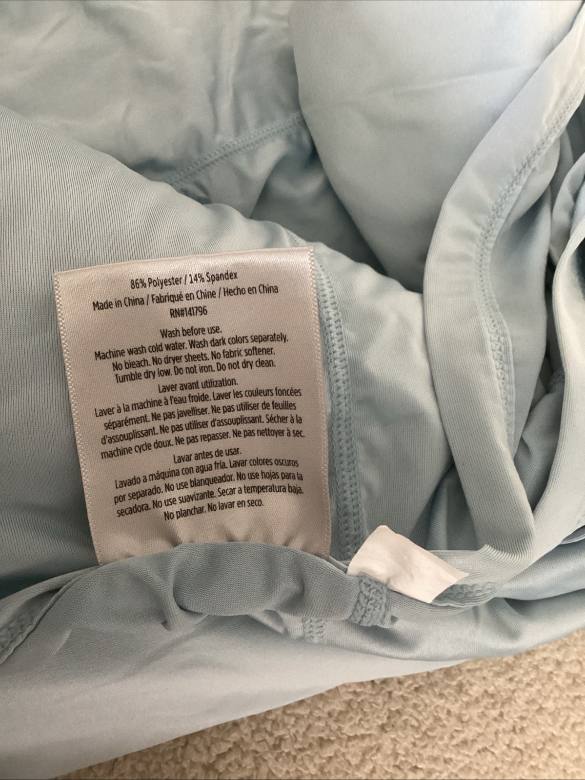 SHEEX Queen Flat Sheet Light Blue gallery