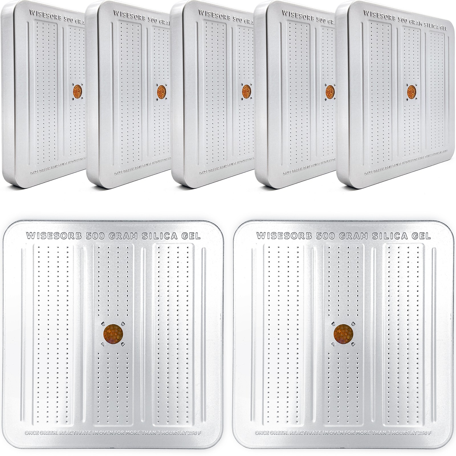 7P 500g Portable Indicating Silica Gel Desiccant Canister, Gun Safe Dehumidifier gallery
