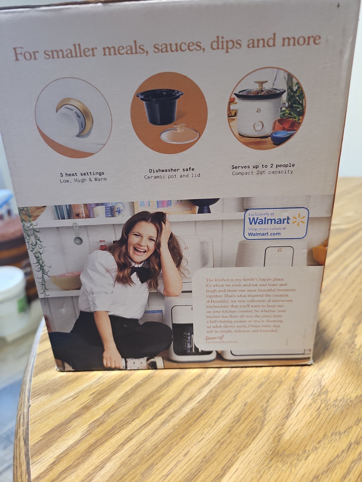 Beautiful by Drew Barrymore 2qt Slow Cooker White NIB gallery