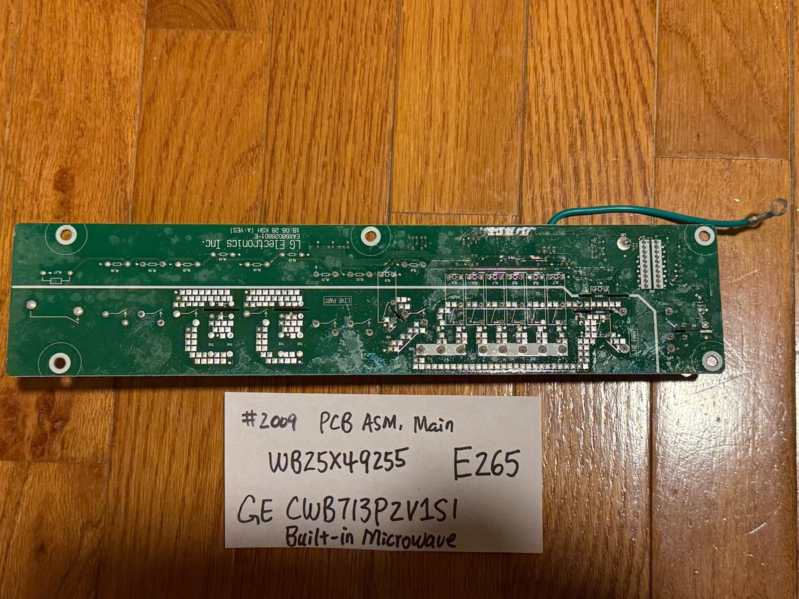 Power Control Board Main WB25X49255 for GE CWB713P2V1S1 Built-in Microwave E265 gallery