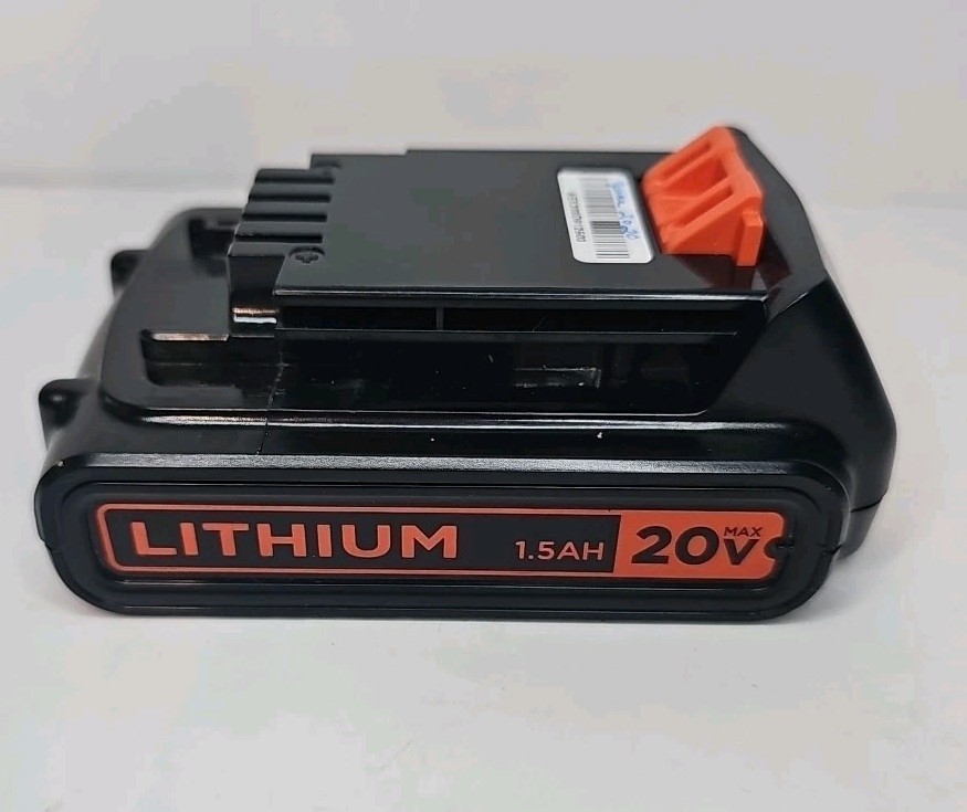 BLACK+DECKER LBXR20 Black Orange 20V MAX Battery 1.5Ah Lithium Ion Battery Pack gallery