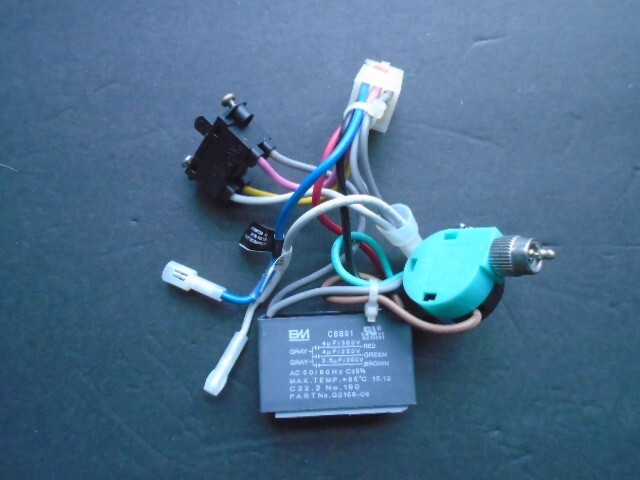 HUNTER CEILING FAN WIRING HARNESS SWITCHES/PARTS/CAP