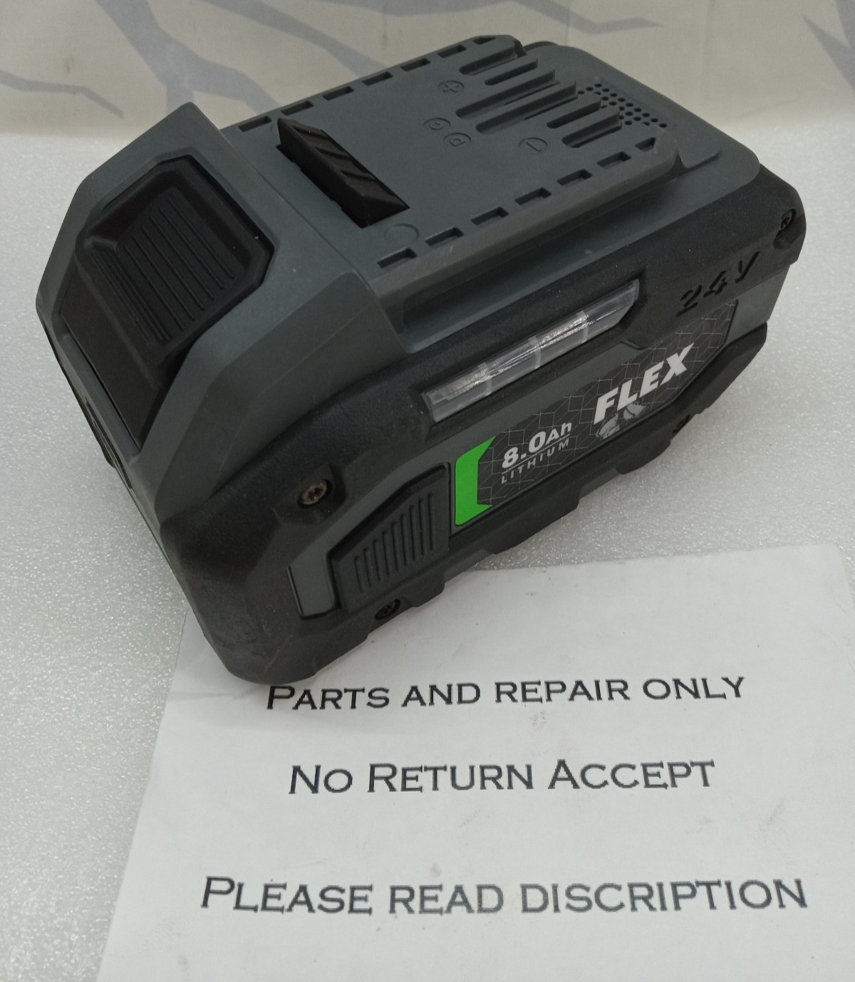 SALVAGE~1 Unit Non-Working Genuine Flex FX0221 24V 8.0Ah Lithium-Ion #TXBIN gallery