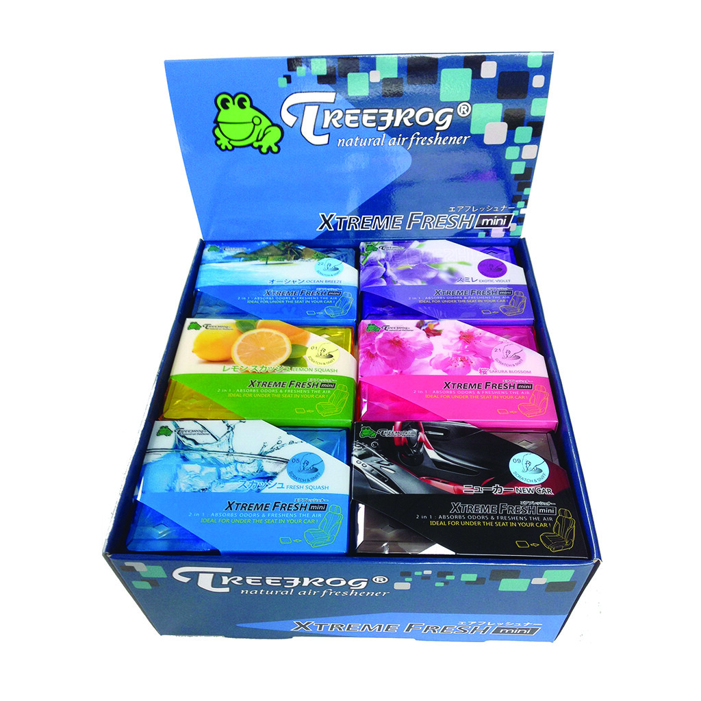 4 PACK TREEFROG FRESH BOX MINI SCENT AIR FRESHENER NEW JDM PRODUCTS CHOOSE SCENT gallery