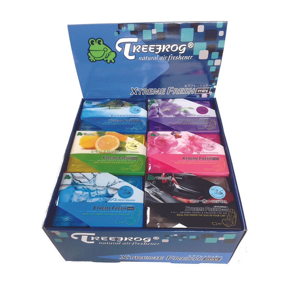 4 PACK TREEFROG FRESH BOX MINI SCENT AIR FRESHENER NEW JDM PRODUCTS CHOOSE SCENT